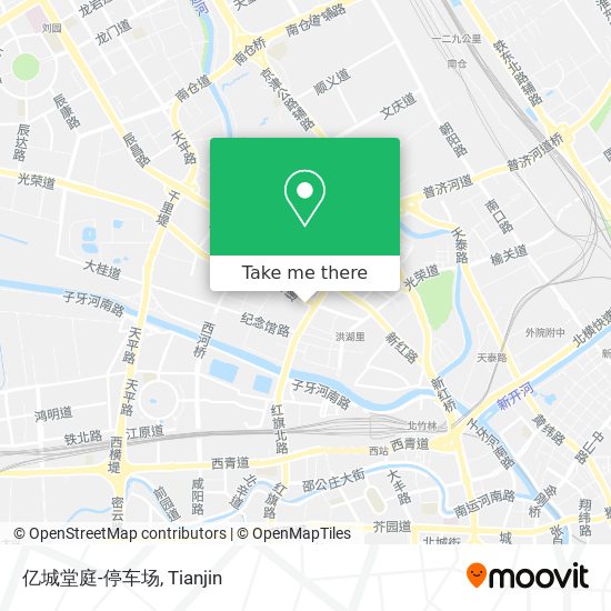 亿城堂庭-停车场 map