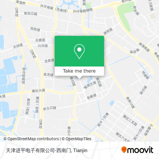 天津进平电子有限公司-西南门 map