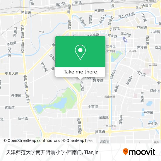 天津师范大学南开附属小学-西南门 map