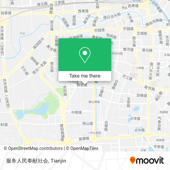 服务人民奉献社会 map
