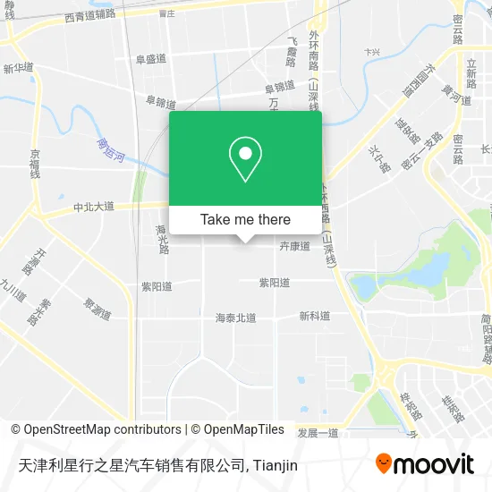 天津利星行之星汽车销售有限公司 map