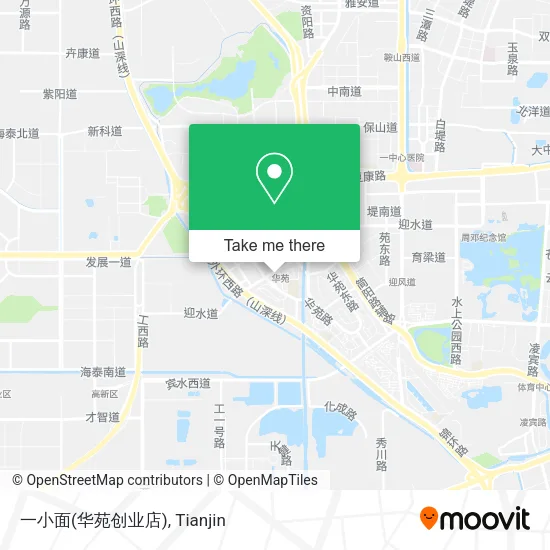 一小面(华苑创业店) map