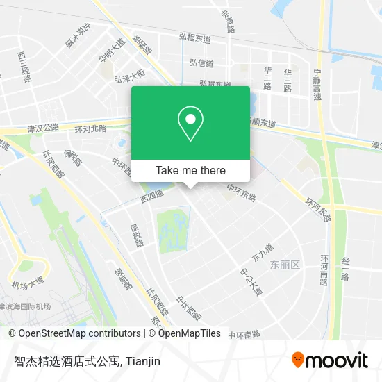 智杰精选酒店式公寓 map
