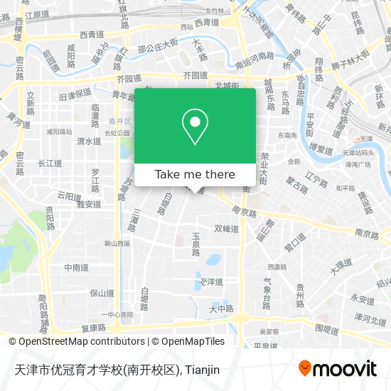 天津市优冠育才学校(南开校区) map
