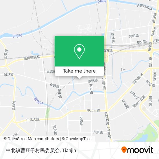中北镇曹庄子村民委员会 map