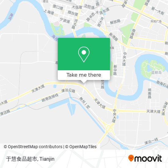 于慧食品超市 map