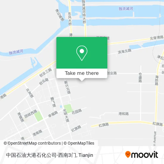 中国石油大港石化公司-西南3门 map