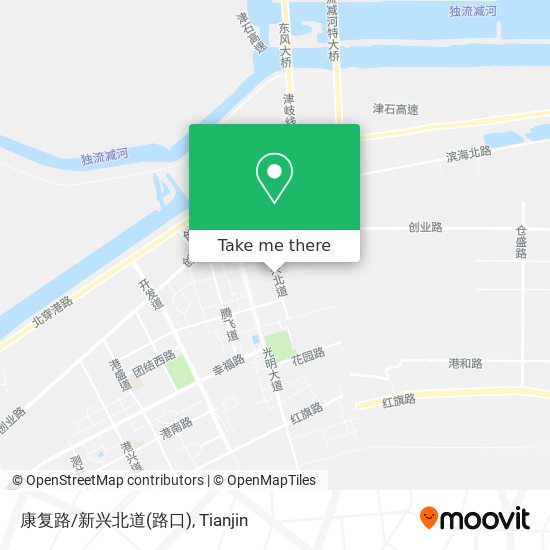 康复路/新兴北道(路口) map