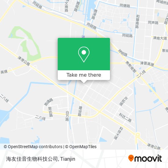 海友佳音生物科技公司 map