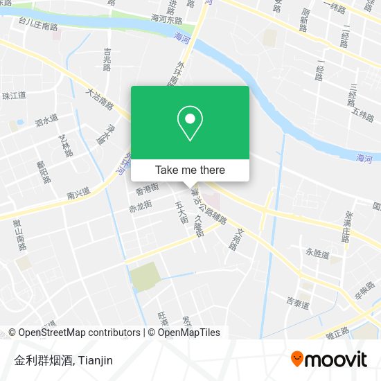 金利群烟酒 map