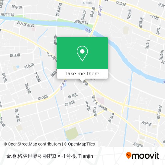 金地·格林世界梧桐苑B区-1号楼 map