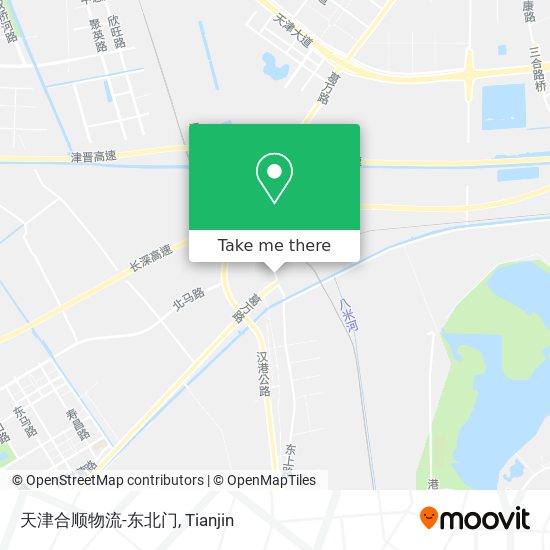 天津合顺物流-东北门 map