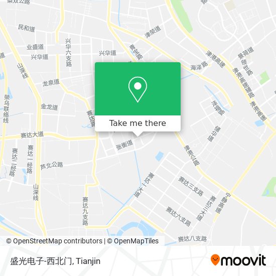 盛光电子-西北门 map