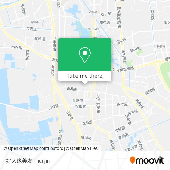 好人缘美发 map