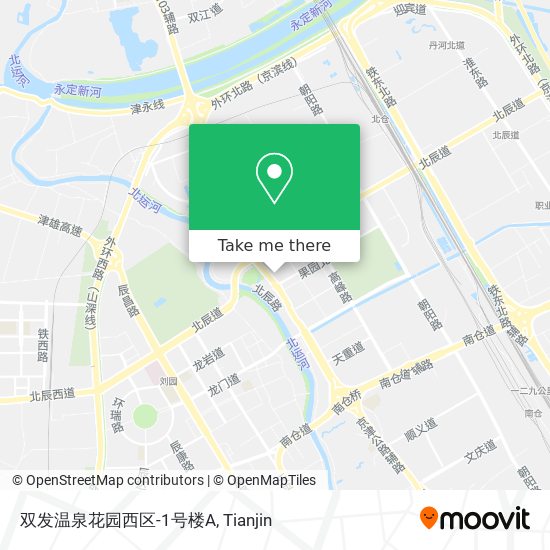 双发温泉花园西区-1号楼A map