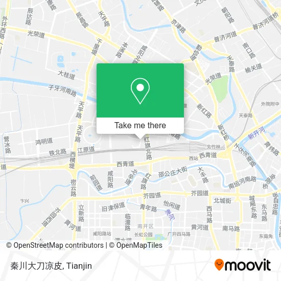 秦川大刀凉皮 map