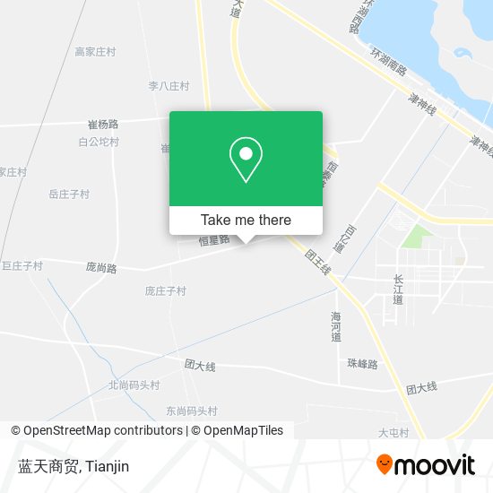 蓝天商贸 map