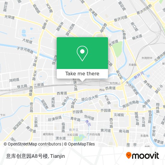 意库创意园A8号楼 map