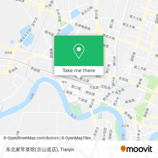 东北家常菜馆(京山道店) map