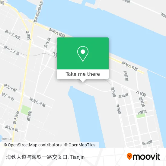 海铁大道与海铁一路交叉口 map
