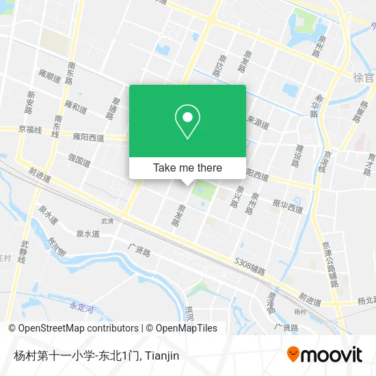 杨村第十一小学-东北1门 map