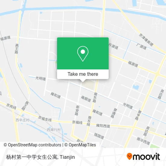 杨村第一中学女生公寓 map