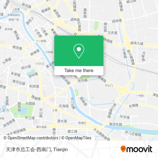 天津市总工会-西南门 map