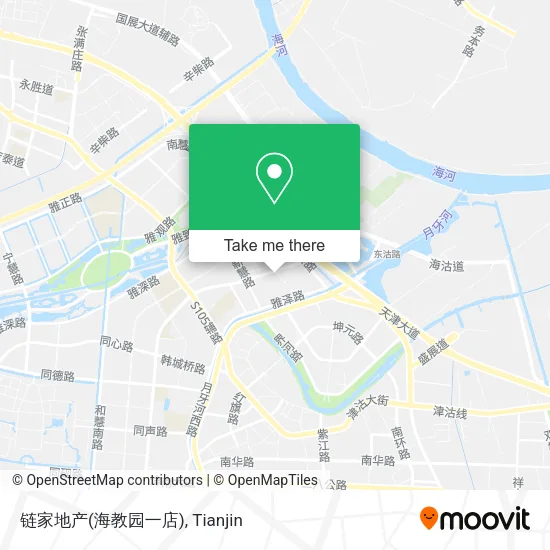 链家地产(海教园一店) map