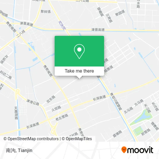 南沟 map