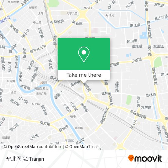 华北医院 map