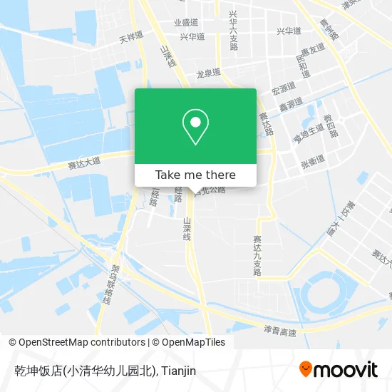乾坤饭店(小清华幼儿园北) map