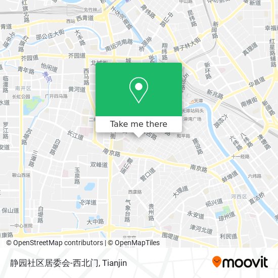静园社区居委会-西北门 map
