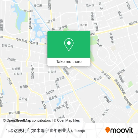 百瑞达便利店(双木馨宇青年创业店) map