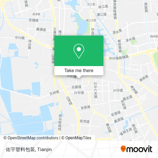 佑宇塑料包装 map