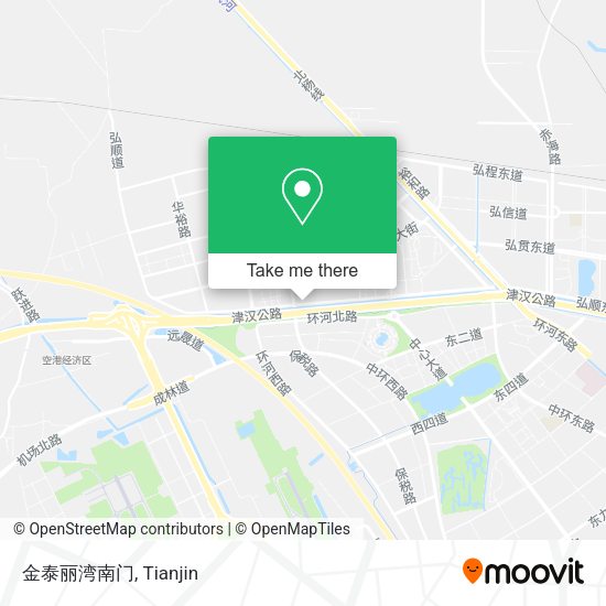 金泰丽湾南门 map