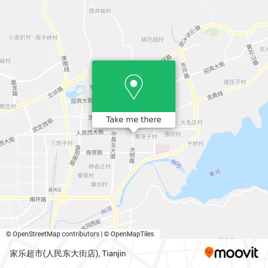 家乐超市(人民东大街店) map