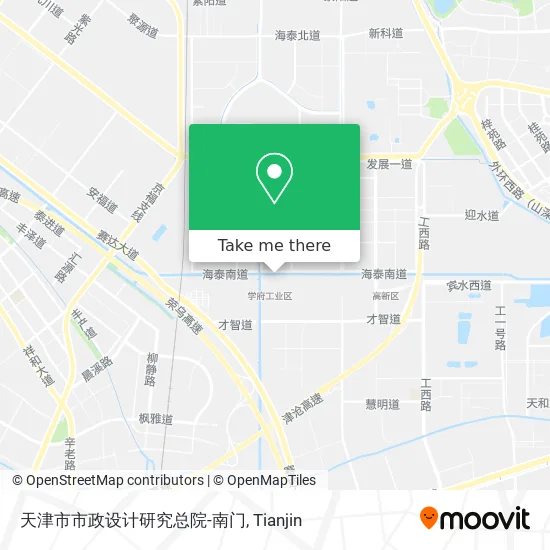天津市市政设计研究总院-南门 map