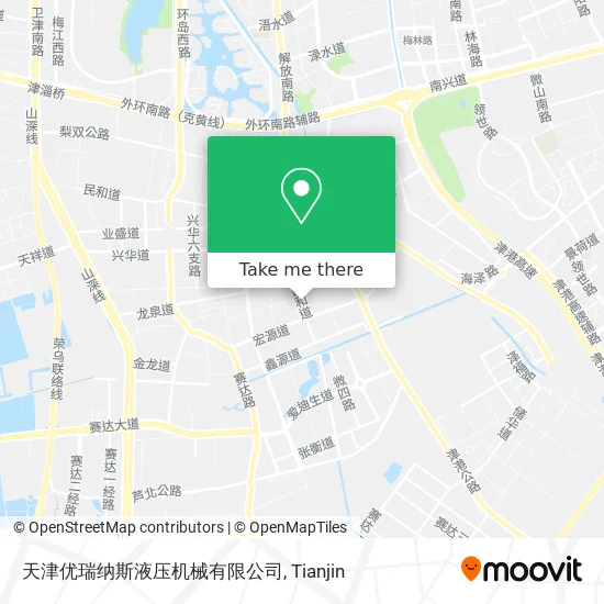 天津优瑞纳斯液压机械有限公司 map
