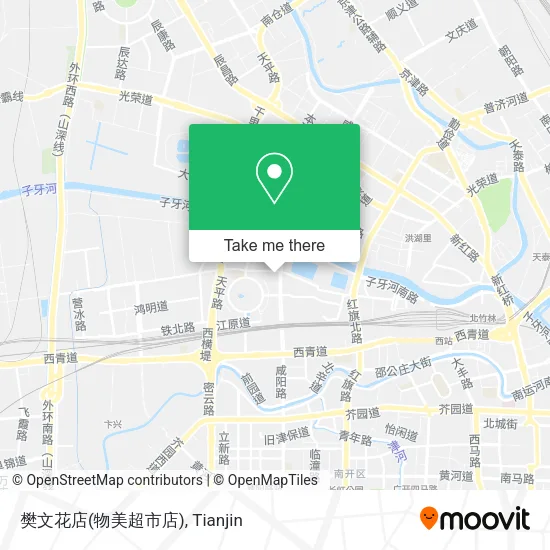 樊文花店(物美超市店) map