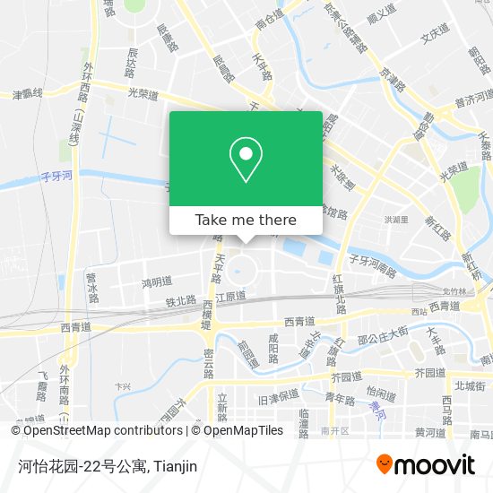 河怡花园-22号公寓 map