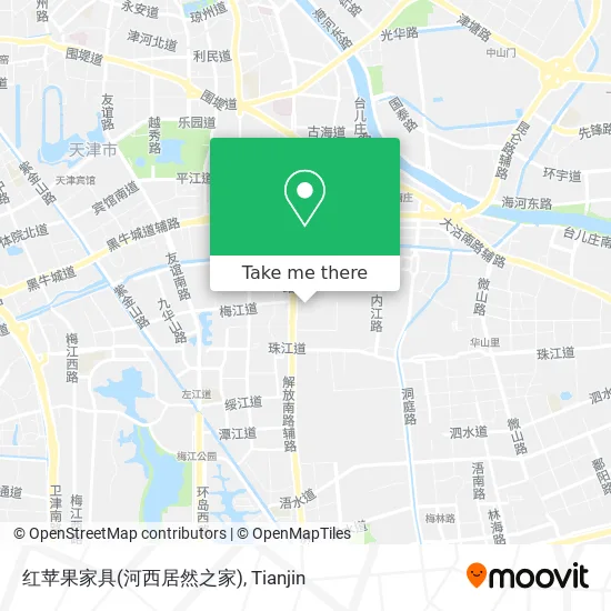 红苹果家具(河西居然之家) map
