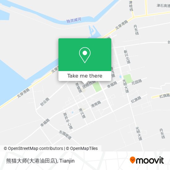 熊猫大师(大港油田店) map