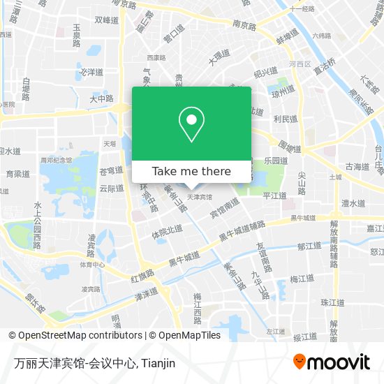 万丽天津宾馆-会议中心 map