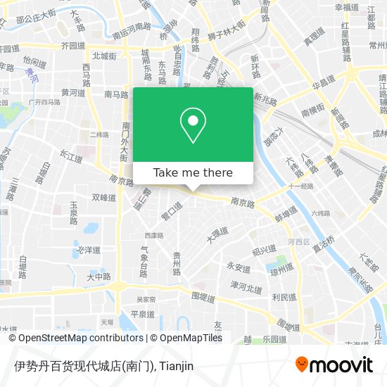 伊势丹百货现代城店(南门) map