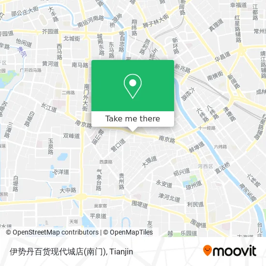 伊势丹百货现代城店(南门) map