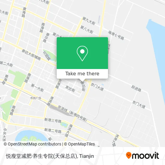 悦瘦堂减肥·养生专院(天保总店) map