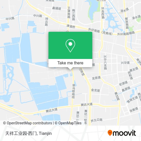 天祥工业园-西门 map