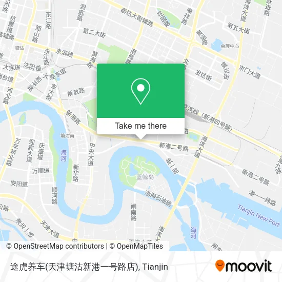 途虎养车(天津塘沽新港一号路店) map