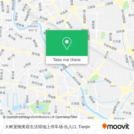 大树宠物美容生活馆地上停车场-出入口 map