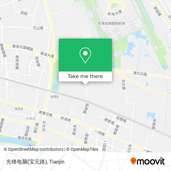 先锋电脑(宝元路) map